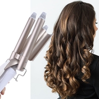 20/22/25/28mm Curling Iron 3 Barrels Hair Curler Large Fast Heating Styling Ceramic Glaze