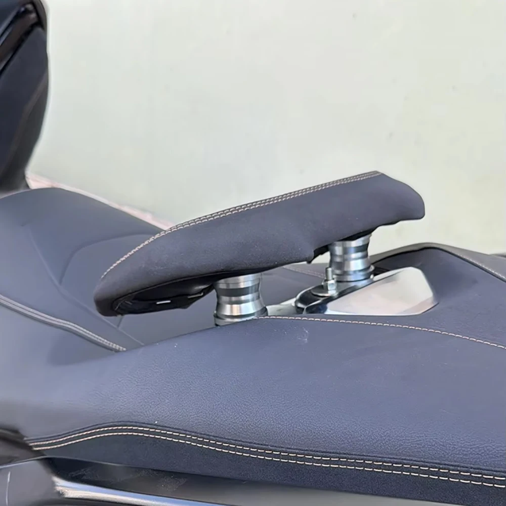 Rückenlehnen-Erhöhung Motorrad CNC Rücksitzkissen Erhöhtes Rückenlehnenpolster Für Yamaha TMAX530 TMAX 530 T-MAX2012 2013 2014 2015 2016