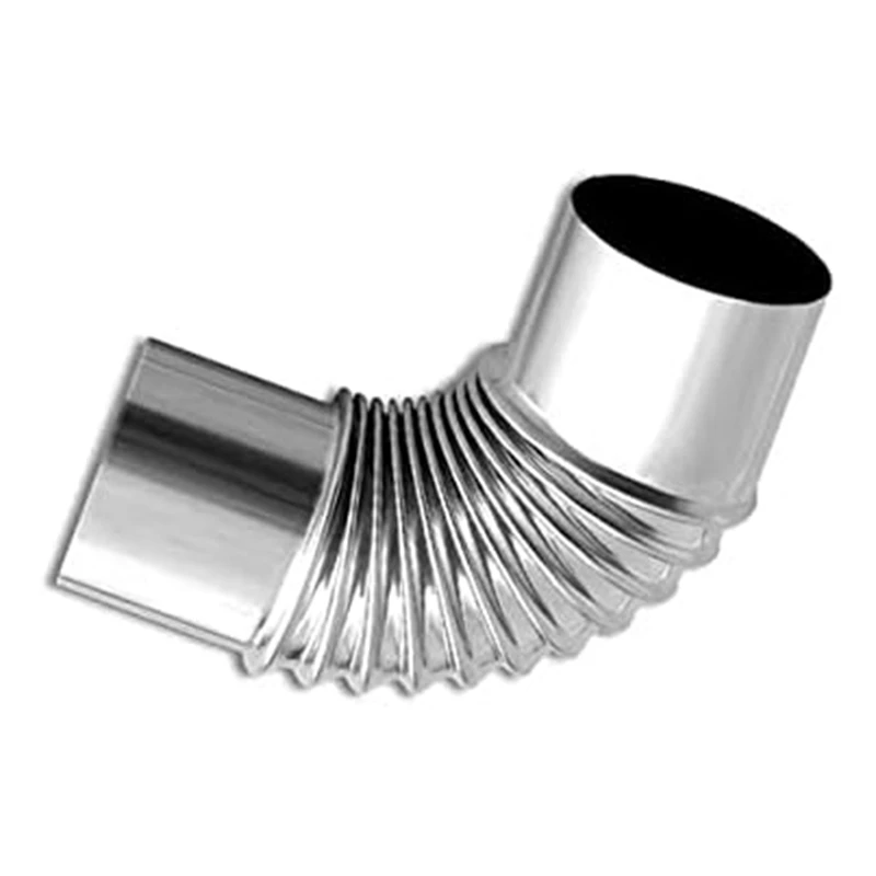 Stove Chimney Pipe, Stainless Steel 45° Elbow Chimney Liner Bend Multi Flue Stove Pipe Smoke Exhaust Pipe Of Gas Easy To Use