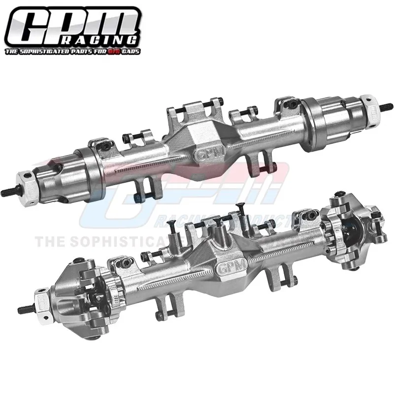 GPM Aluminum 7075 Quick Release Front and Rear Axle Kit For LOSI 1/18 Mini LMT 4X4 LOS212035