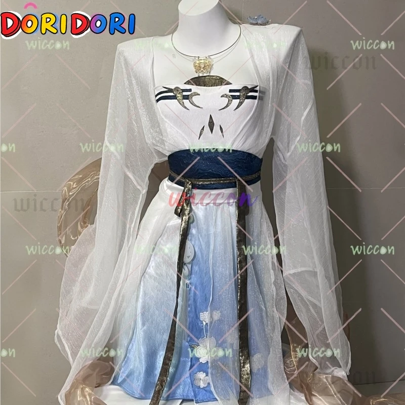 Wuthering Waves IUNO Moon Collaboration Cosplay Costume Anime Mid-Autumn Festival Wig Party Uniform Halloween Role Play Outfit