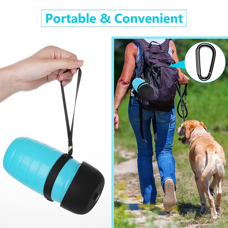 850ML Large Capacity Portable Dog Water Bottle Lightweight Leakproof Travel Pet Drink Dispenser For Outdoor Walking Hiking