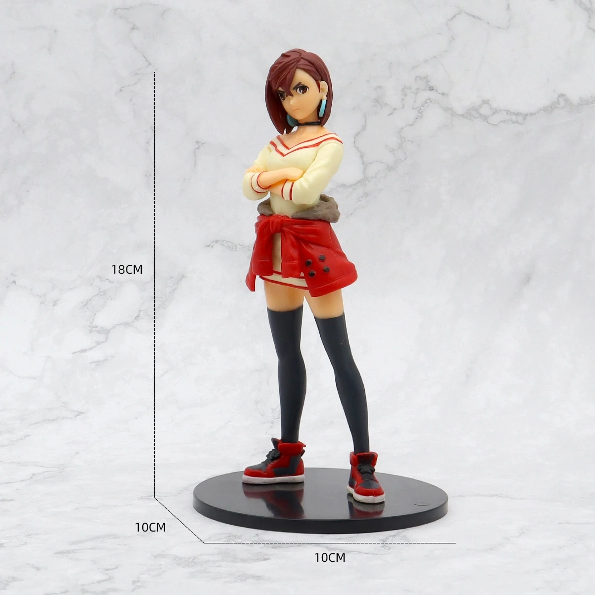 アニメ「ダンダダン」綾瀬モモ カワイイ Qバージョン アクションフィギュア PVCモデル スタチュー おもちゃ 人形 デスクデコレーション コレクション ギフト