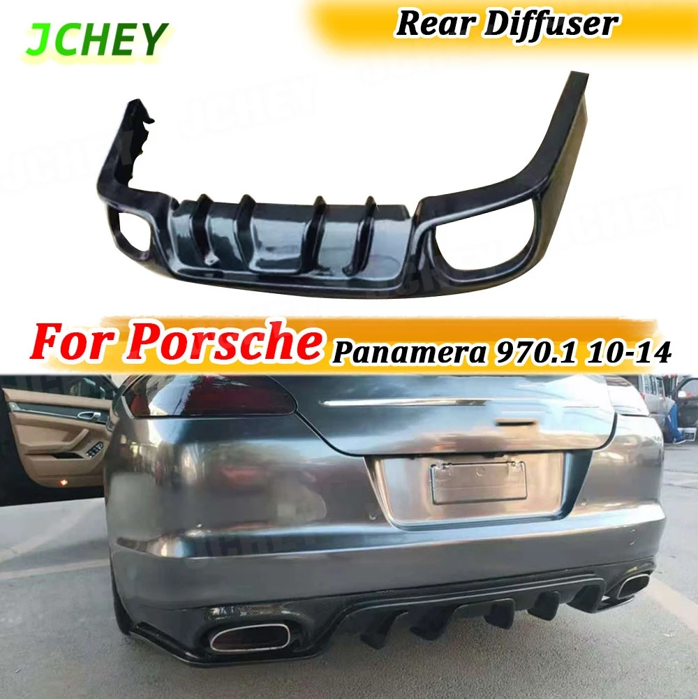 

JCHEY задний диффузор из углеродного волокна, спойлер для Porsche Panamera 970.1 2010-2014, задний бампер FRP