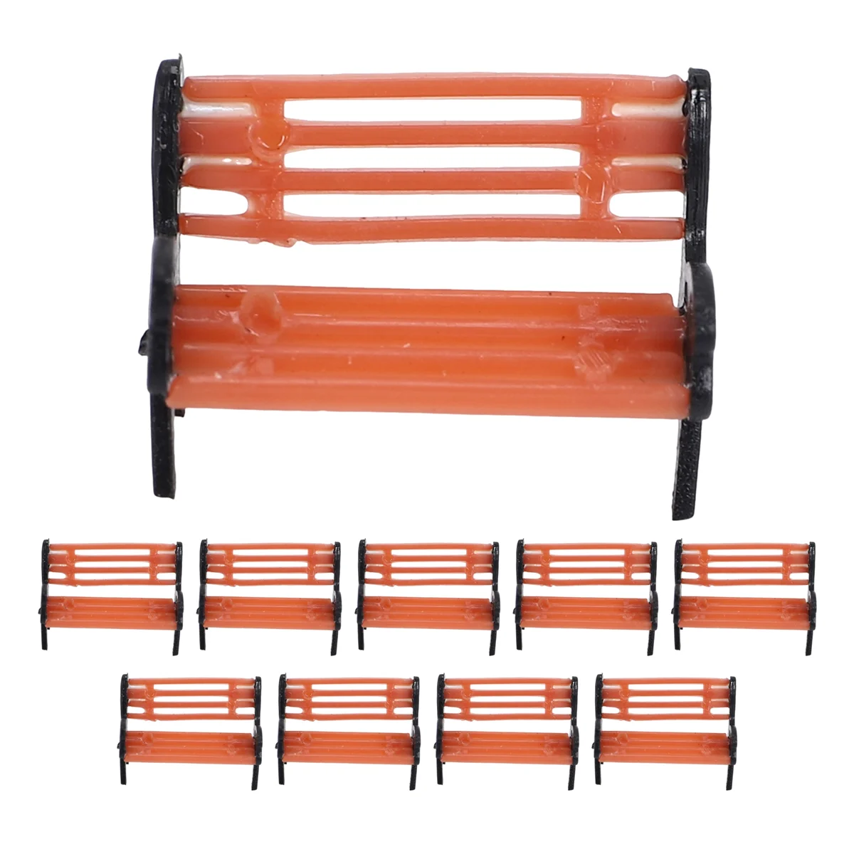 

A07I 10 шт. модель поезда HO N O масштаб 1:100 модель скамейки и стула Settee макет уличного парка пластиковые поделки, садовый/гилезнодорожный макет