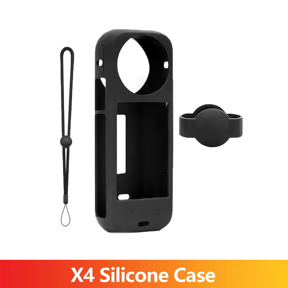 X4 Silikon Fall Schutzhülle Panorama Kamera Fall Tragbare Fall Für Insta360 X4 Action Kamera Zubehör