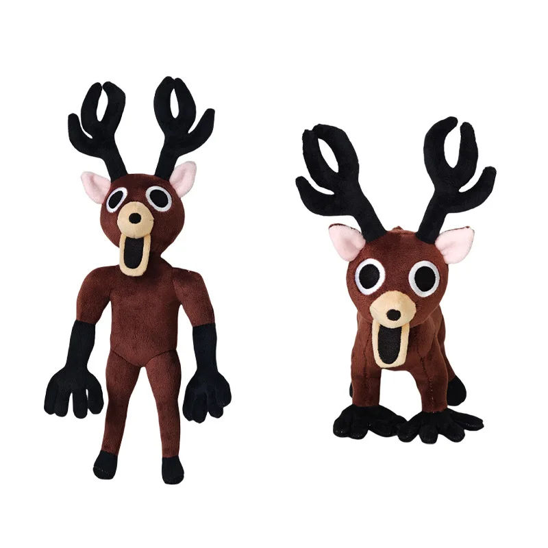 Terrifying Atmosphere Deer 99 Nights In The Forest Deer Plush Toys Movie Stuffed Animals Deer Toy Fans for Kids Halloween Gifts