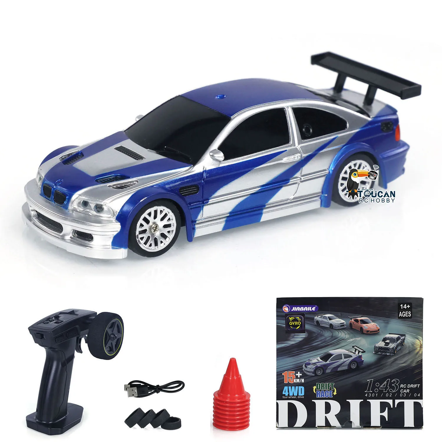 1/43 RC Drift Auto Gyro 4WD Upgrade Speelgoed 2.4G Mini RC Auto RTR Racing Hoge Snelheid auto Drive Radio Control Model Geschenken voor Jongen