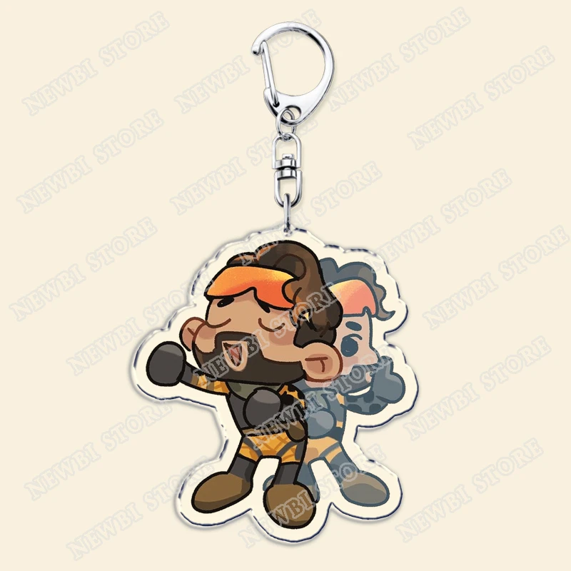 Game Apex Legends Chibis Keychains for Accessories Bag Mirage Bloodhound Wraith Keyrings Jewelry Fans Friends Gaming Gamer Gifts