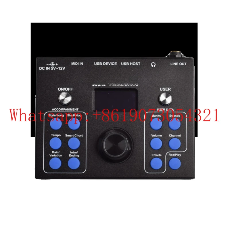 

Автоматическая опорная коробка с жестким источником MIDI, этнический тон для MIDI-клавиатуры, электрическая продувочная трубка SM-10