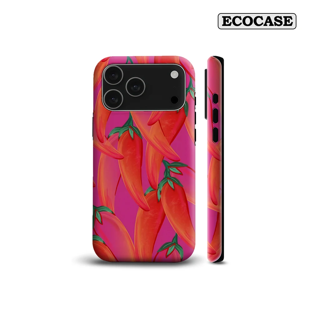 Fuchsia-Rote Chili-Pfeffer Handyhülle für Magnetische Handyhülle für iPhone 17 16 15 14 13 Pro Max Plus Einzel- und Doppelschicht-Hülle
