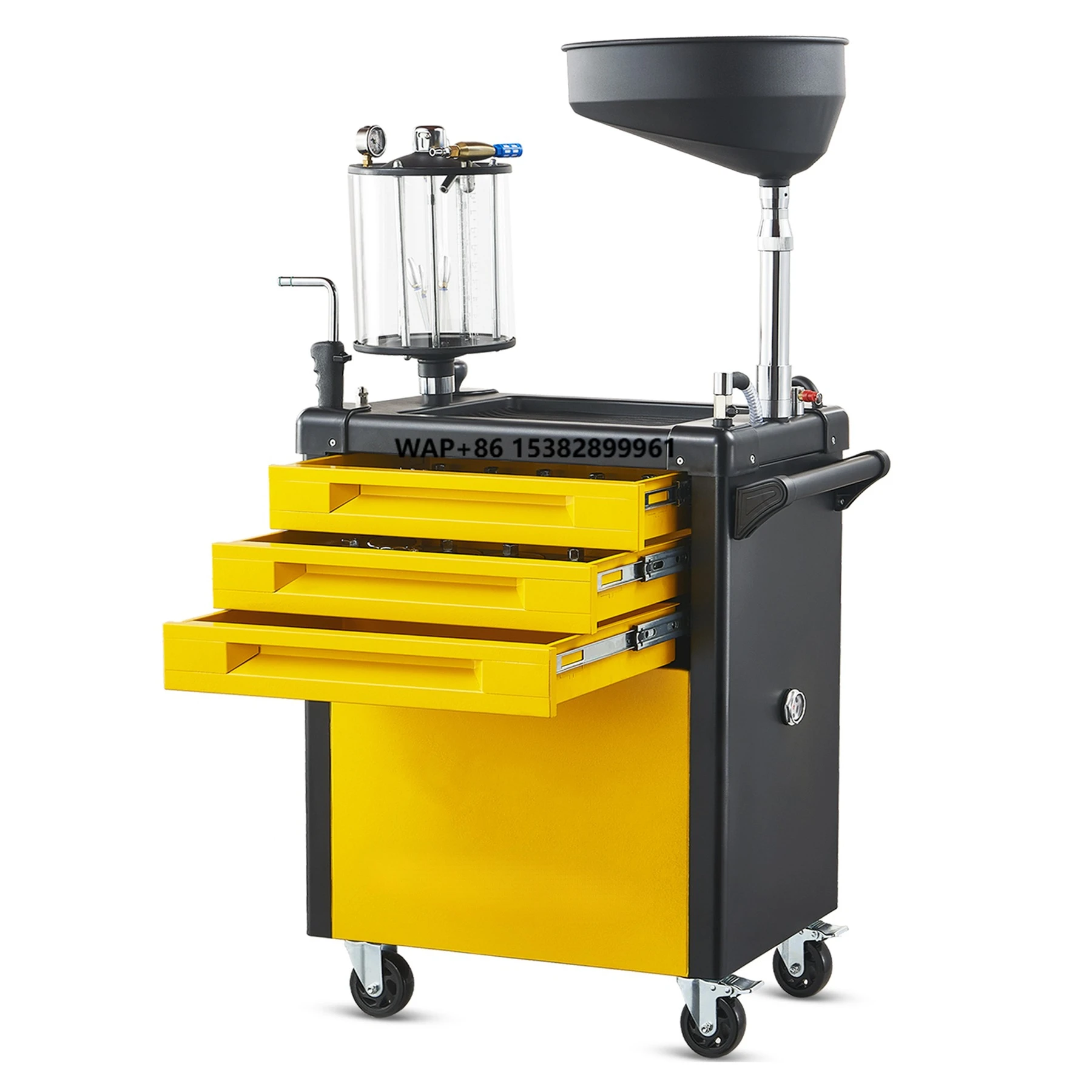 Engine Oil Filter Drain Collector Workbench Cart Oil Collector Suction and Discharge Machine for Oil Recovery Barrel