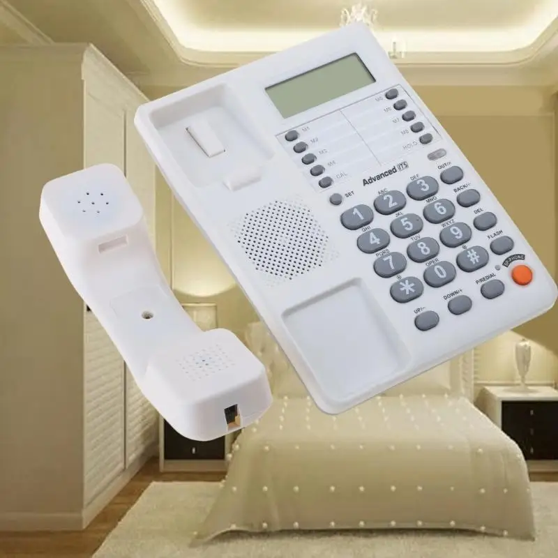 896F Convenient Desktop Phone with Large Buttons and CallerID Last Number Redial Display Essential for Home Office or Hotel