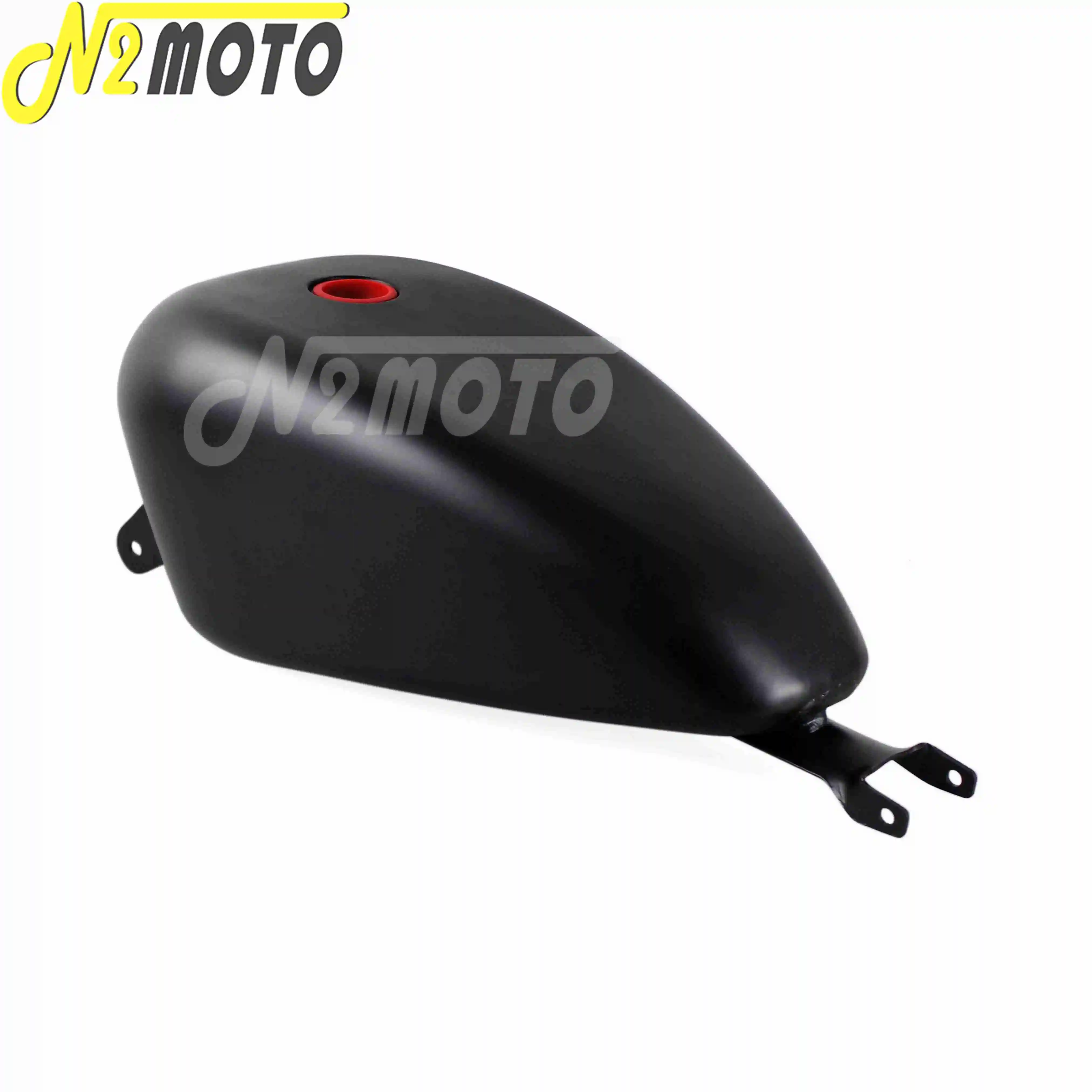 Motorcycle 3.3 Gallon EFI Gas Tank Black Fuel Tank For Harley Sportster XL1200 XL883 SuperLow Iron 883 Custom 72 48 2007-2021