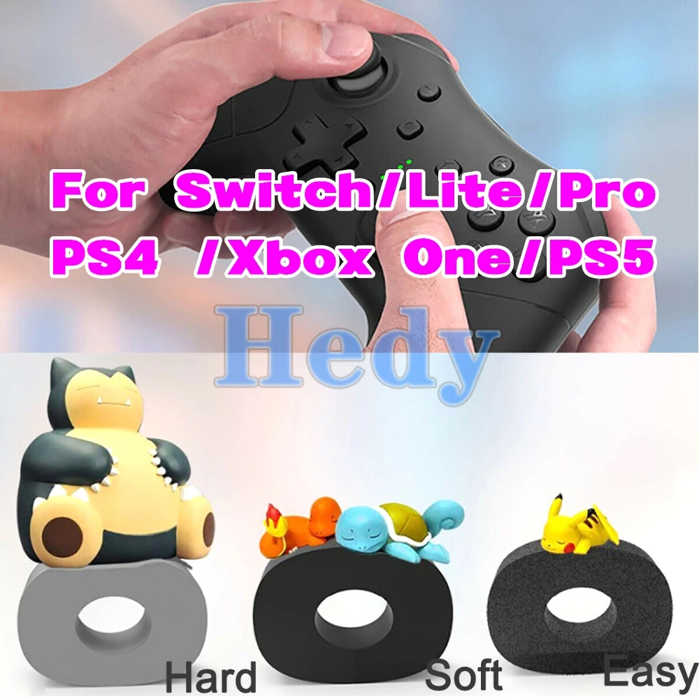 20PCS 스폰지 보조 링 포지셔닝 슬리브 충격 흡수 장치 스위치 Lite Pro/PS4 /Xbox One/PS5 용 아날로그 조이 스틱