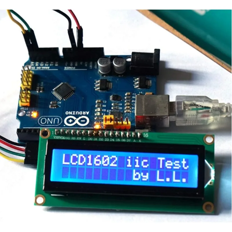 5/10 SZT. Płytka Interfejsu Szeregowego IIC I2C LCD1602 2004 z Niebieskim Podświetleniem, Adapter Wyświetlacza LCD, Płytka Rozszerzeń PCF8574 dla Arduino — zdjęcie produktu 6