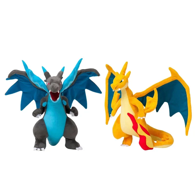 25cm Pokemon Anime Charizard Mega Evolution Figure X Y Short Plush Toy PP Cotton Filling Doll Boy Girl Child Toys Birthday Gifts