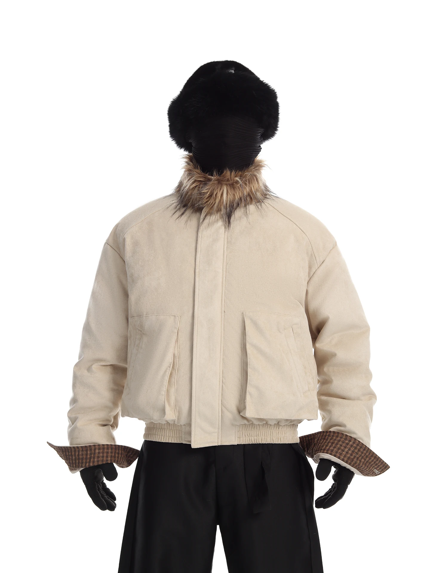 2025 Winter New Men's Comfort High-end Parkas Fashion Faux Fur Collar Thickened Warm Parkas Handsome Personality Jacket Coats