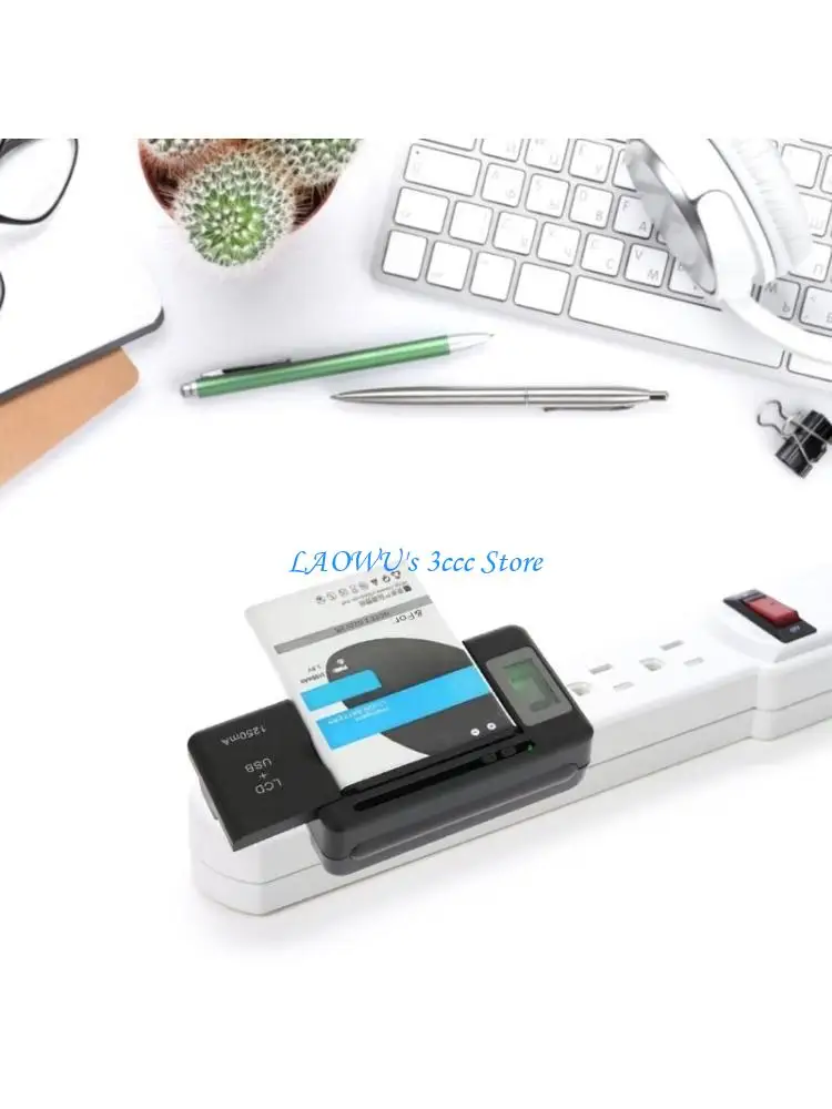 

Y8AD Convenient Mobile Battery USB Charging Holder Stand with LCD