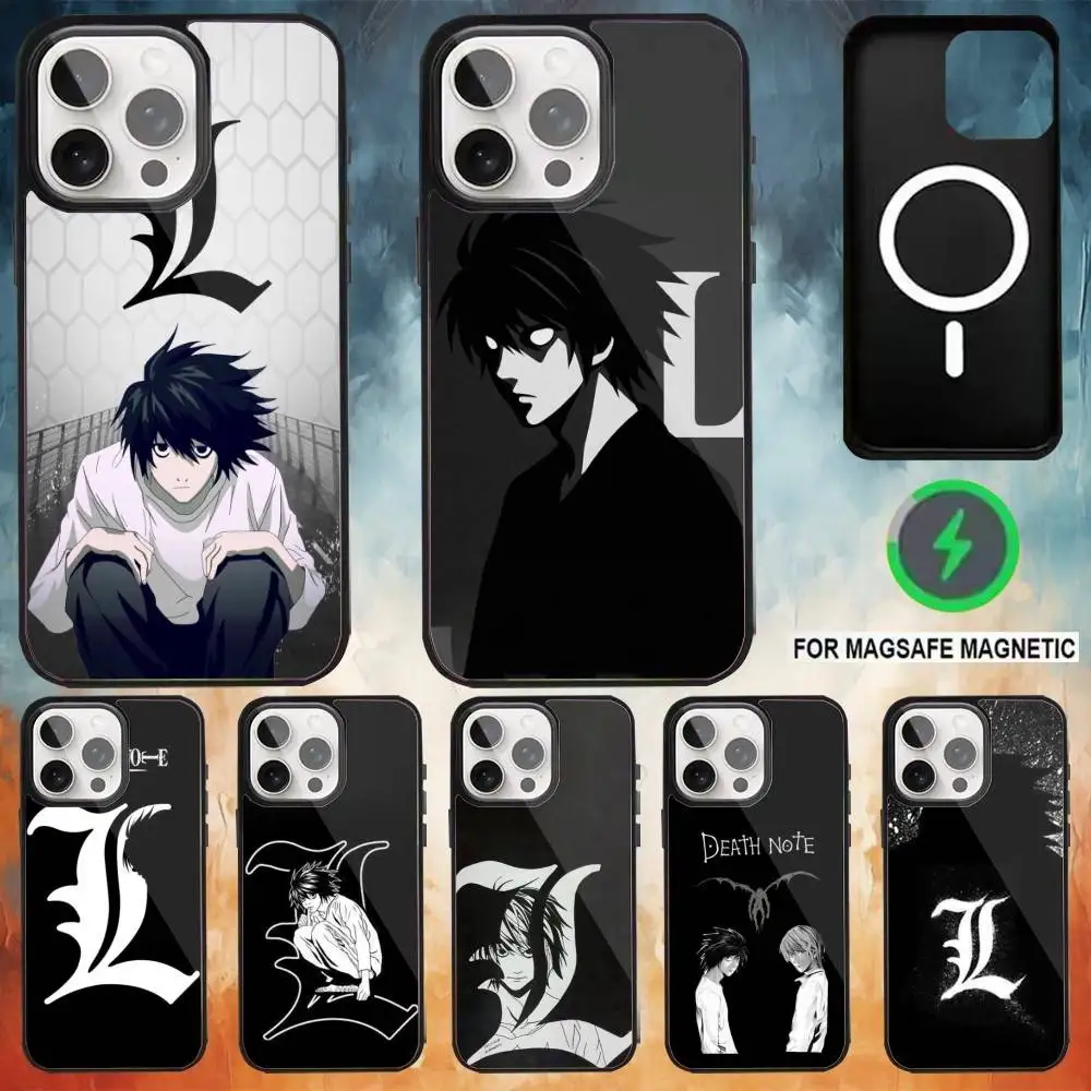 

Lawliet Death Note Phone Case For iPhone17,16,15,14,13,12,11 Plus,Pro Max Magnetic Magsafe Wireless Charging