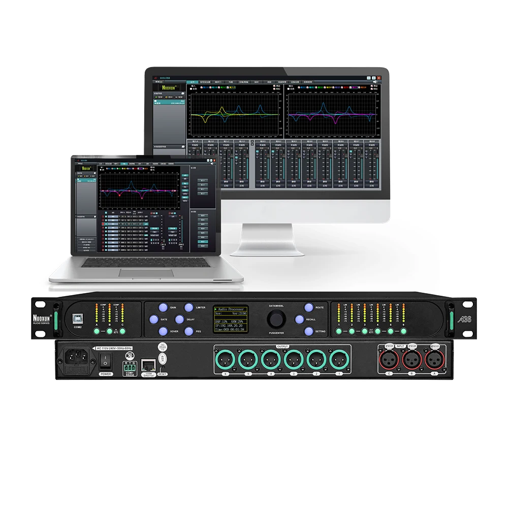 Picture 4: Digital Professional Audio System Audio 3 In 6 Out Processor Tweeter Speaker Subwoofer Line Array