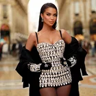 long sleeve mini dress with gloves bodycon