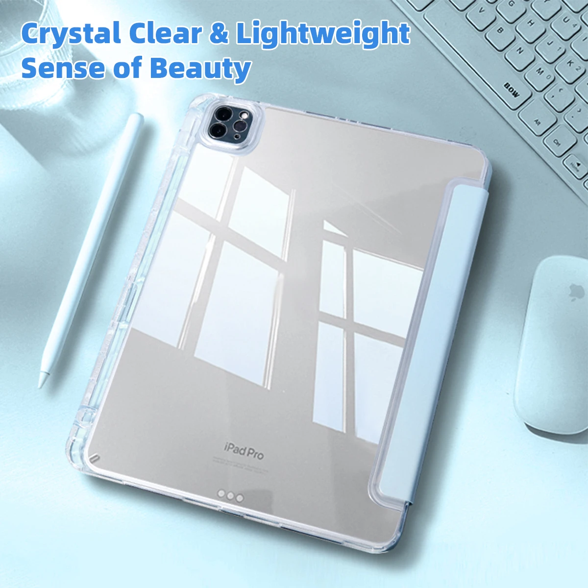 ل 2025 جديد iPad Pro M5 11/13 "iPad A16 11th الجيل HD أكريليك Funda لباد Air M3 M2 Air 11 13 بوصة حافظة كمبيوتر لوحي ذكي