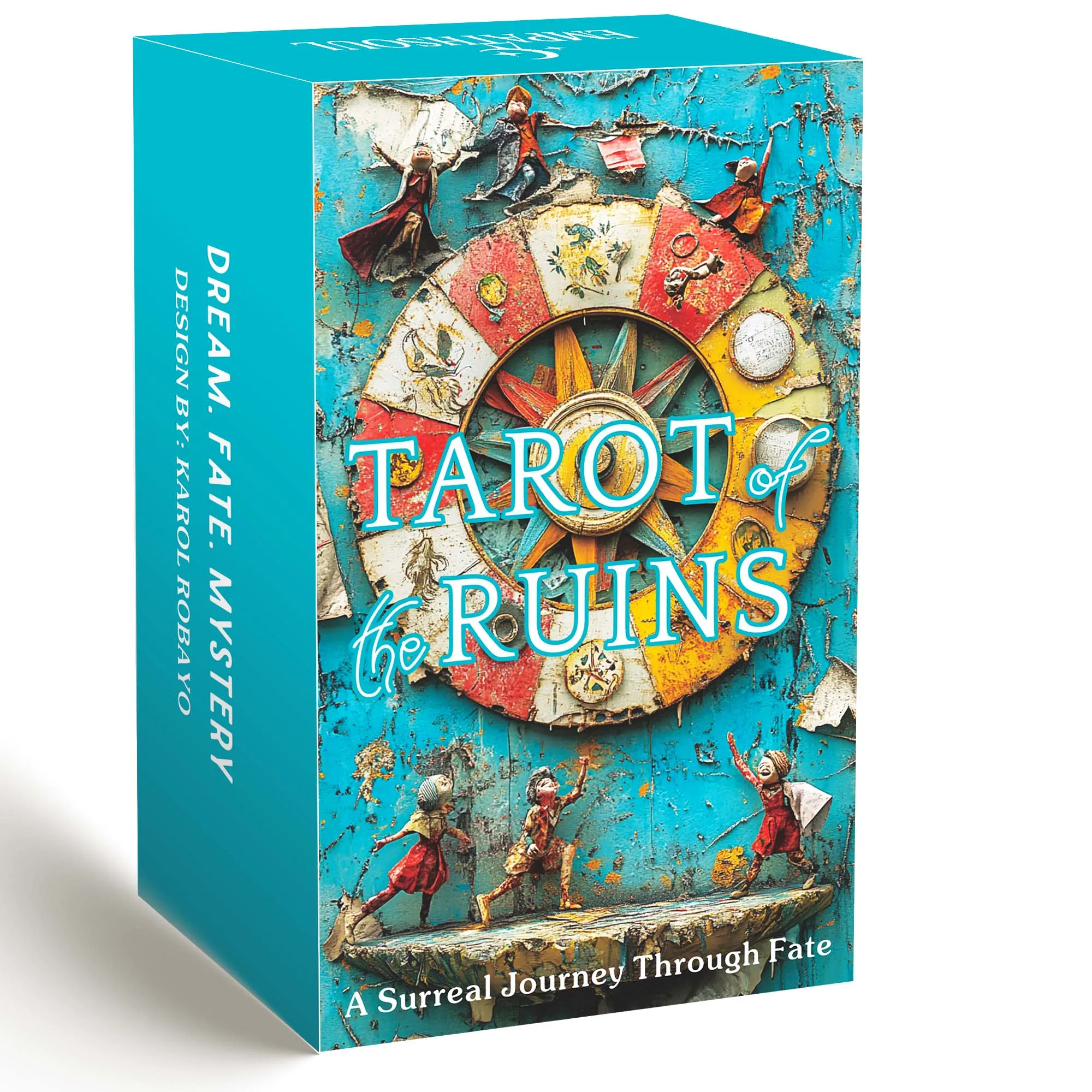 78 Tarot Cards, Ruins Tarot Deck, 13x8 Cm, Dream Destiny Mystery,  Tarot Card Game, Includes Paper Instructions