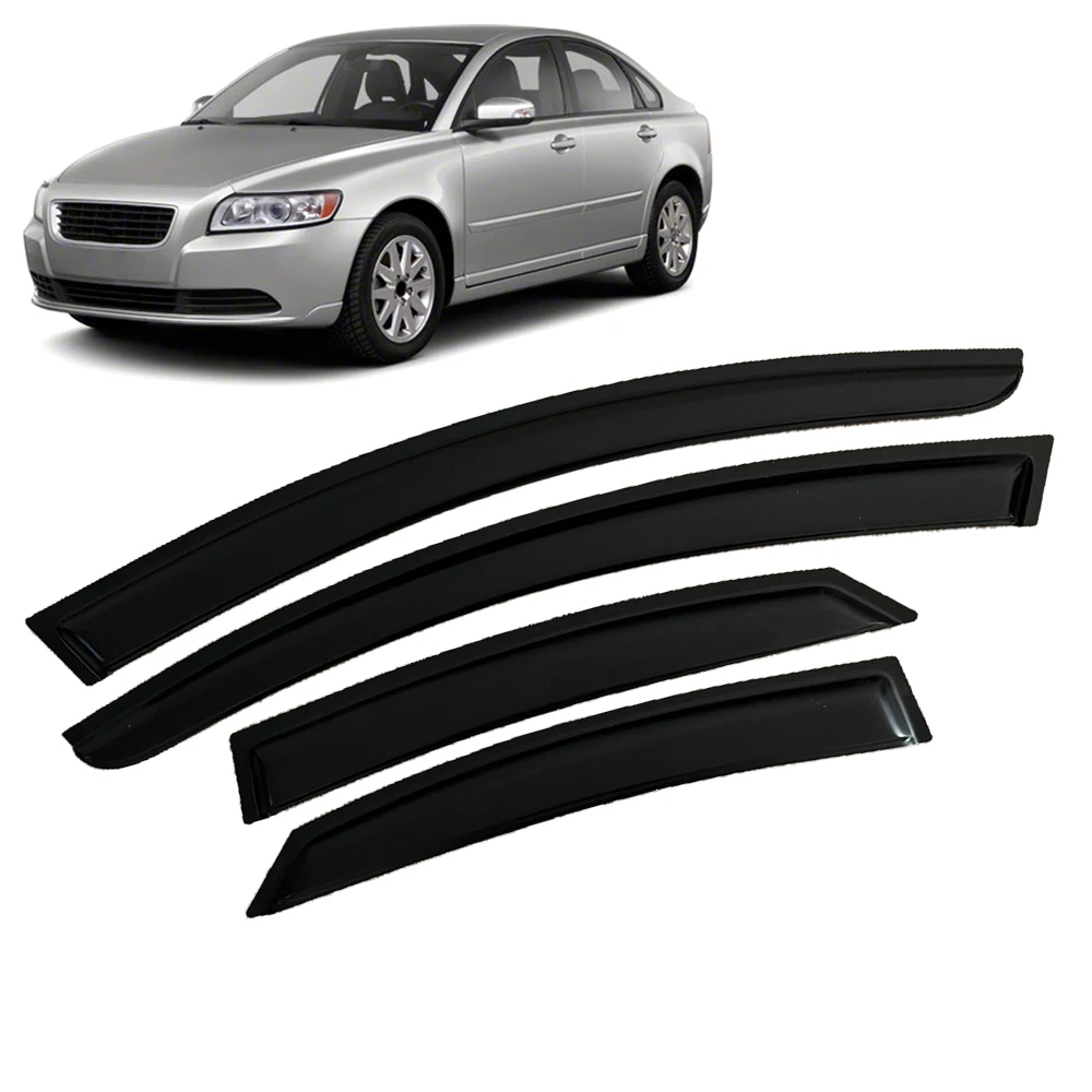 

Window Visor for Volvo S40 2005-2009 2010 2011 2012 Wind Deflectors Rain Guards Door Visor Vent Shades Ventvisor Sun Rain Vent