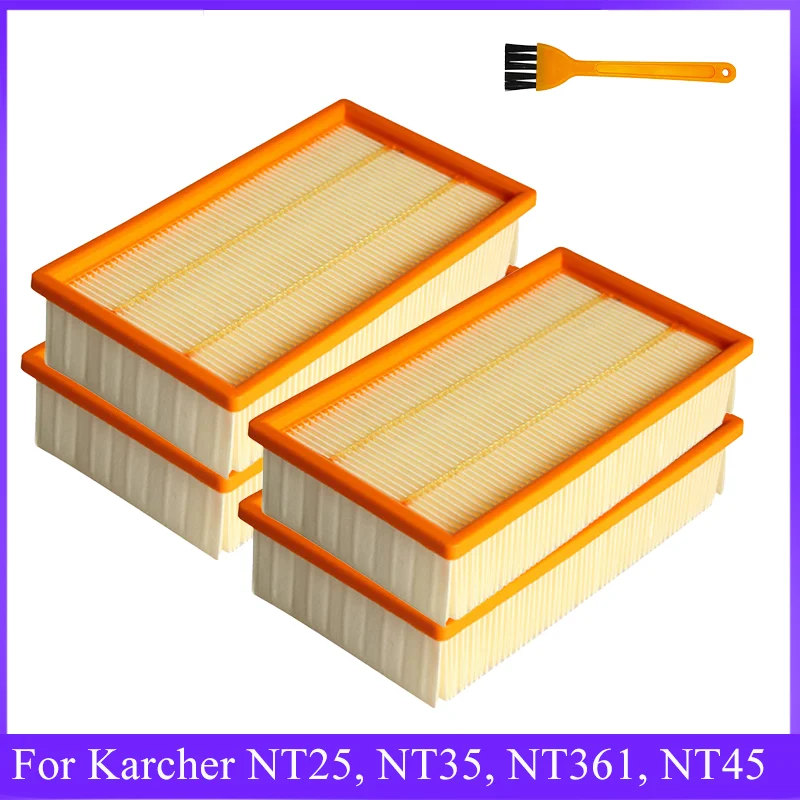 ل Karcher NT25 ، NT35 ، NT361 ، NT45 ، NT55 ، NT611 HEPA تصفية بديل أجزاء مكنسة كهربائية الملحقات قابل للغسل فلتر Hepa