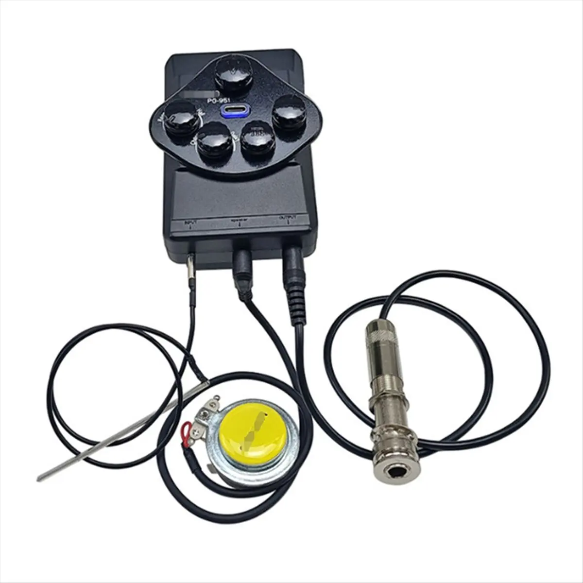 B21B Guitar Pickup PG-951 Acoustic Guitar Vibration Resonance Pickup BT Guitar DIY Kit Accessories for Classical Guitars