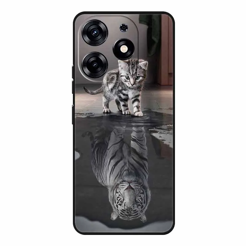 For Infinix Smart 8 Plus Case Wolf Lion Soft Silicone TPU Back Cover Phone Cases For Infinix Smart 8+ Smart8 Plus X6526 Fundas