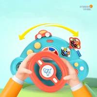 Baby Electric Steering Wheel for Car Seats and Stroller Toy with Sound Kids Early Educational Stroller Steering Wheel Vocal Toys 3