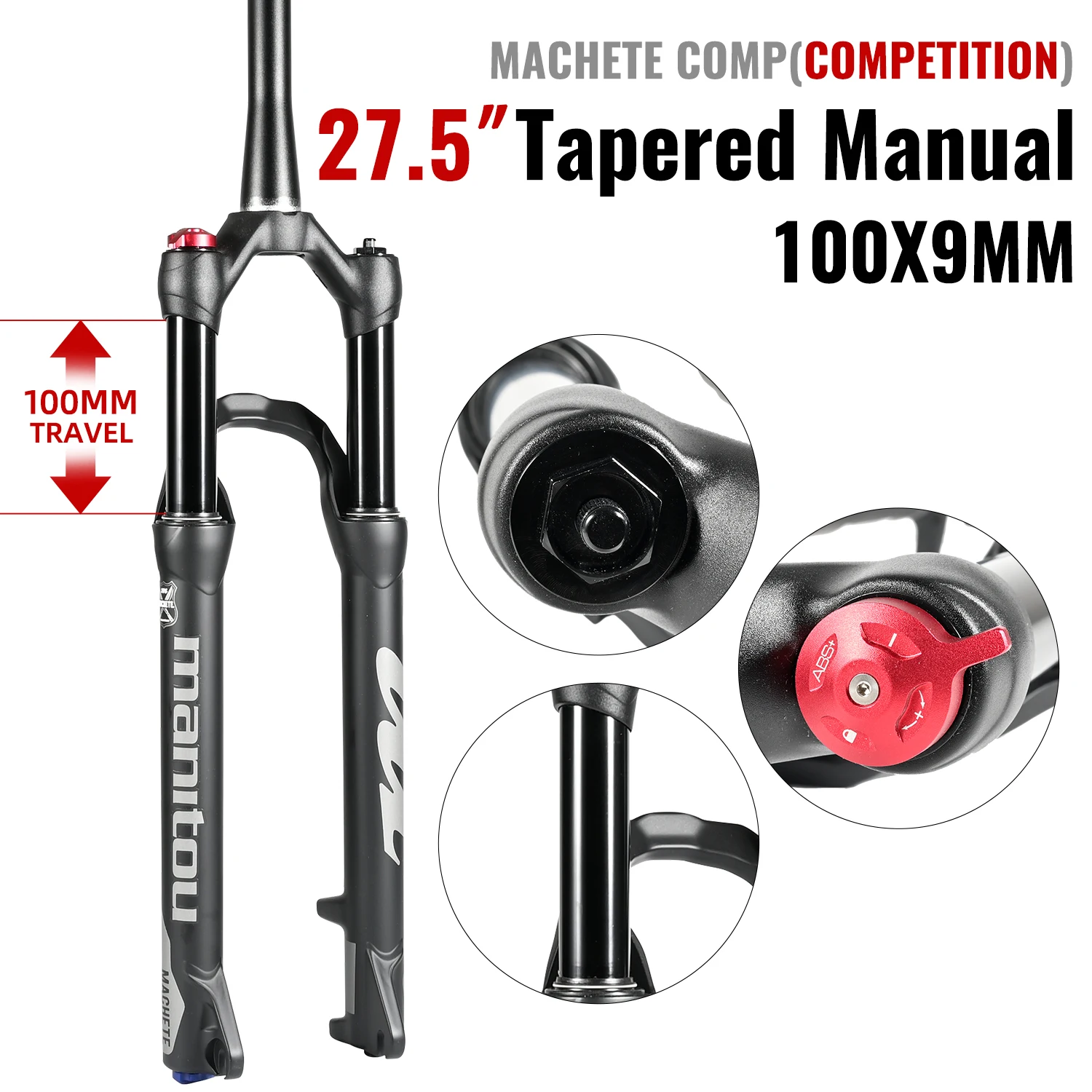 Bicycle Fork Manitou Machete COMP Bicycle Suspension Mountain Bike Bicycle Fork Manitou Machete COMP Bicycle Suspension Mountain Bike