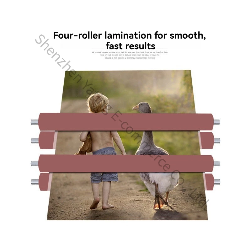 Grade A3 Iron Shell Plastic Sealing Machine Photo Plastic Home Office Laminating Machine Laminator