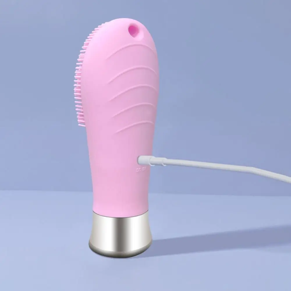 Depurador ultrasónico eléctrico de silicona, depurador sónico de vibración de alta frecuencia de 9 engranajes, recargable, resistente al agua