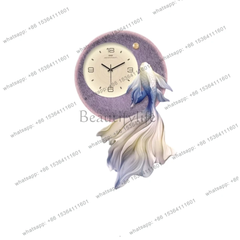 Luxury Large Wall Clock Design Nordic Light Office Living Room Wall Clock Aesthetic Bathroom Reloj De Pared Bedroom Decoration