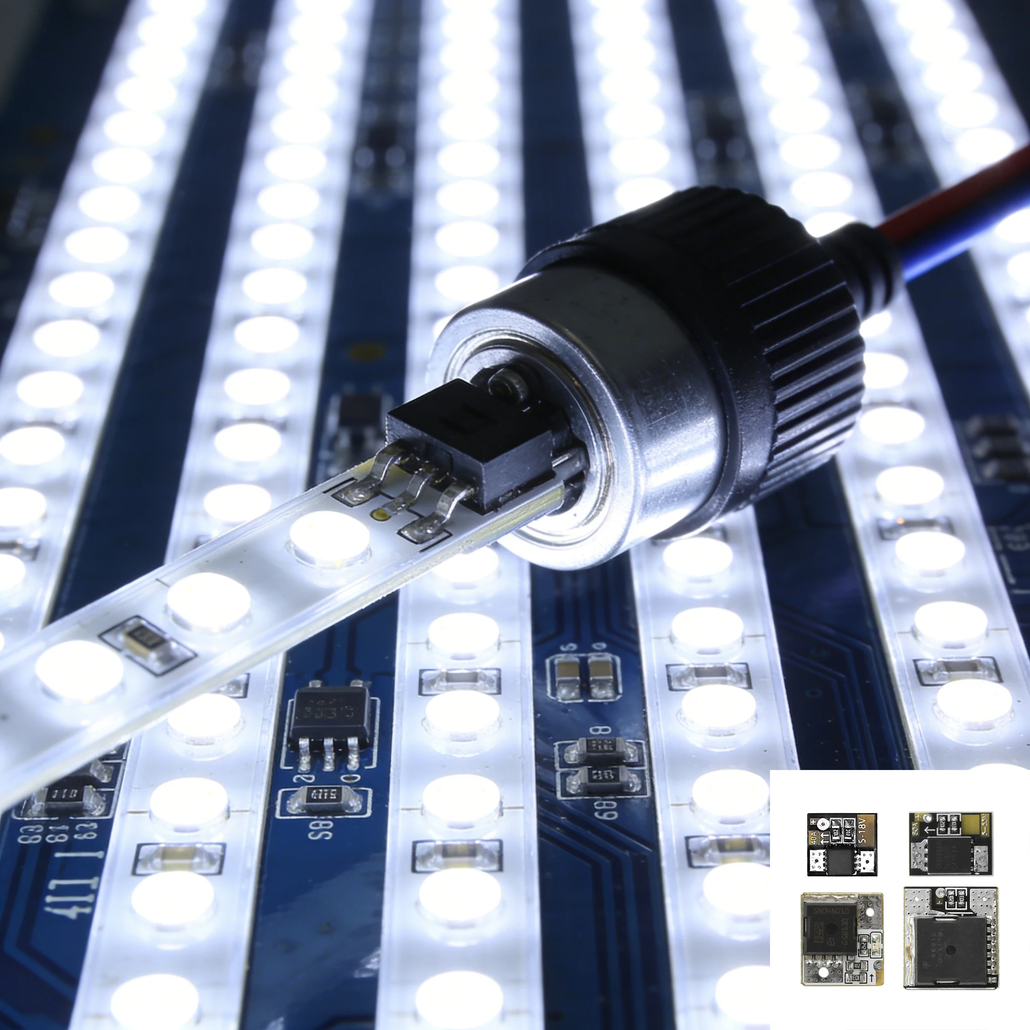 

40A 80A 200A Mini High Power MOS Trigger Switch Driver Module Field Effect Tube PWM Regulation Electronic Switch Control Panel