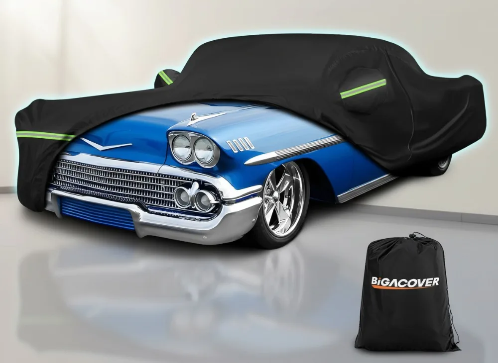 

Waterproof All-Weather Car Cover with Zipper - Heavy Duty Oxford Cloth Sun & Wind Protection for Outdoor Use