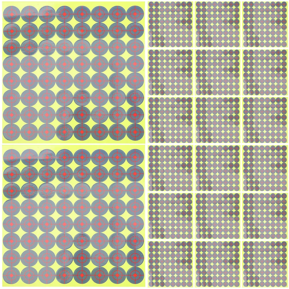 

Target Stickers Round Fluorescent Shooting Labels For Indoor Outdoor Training Pasters Adhesive