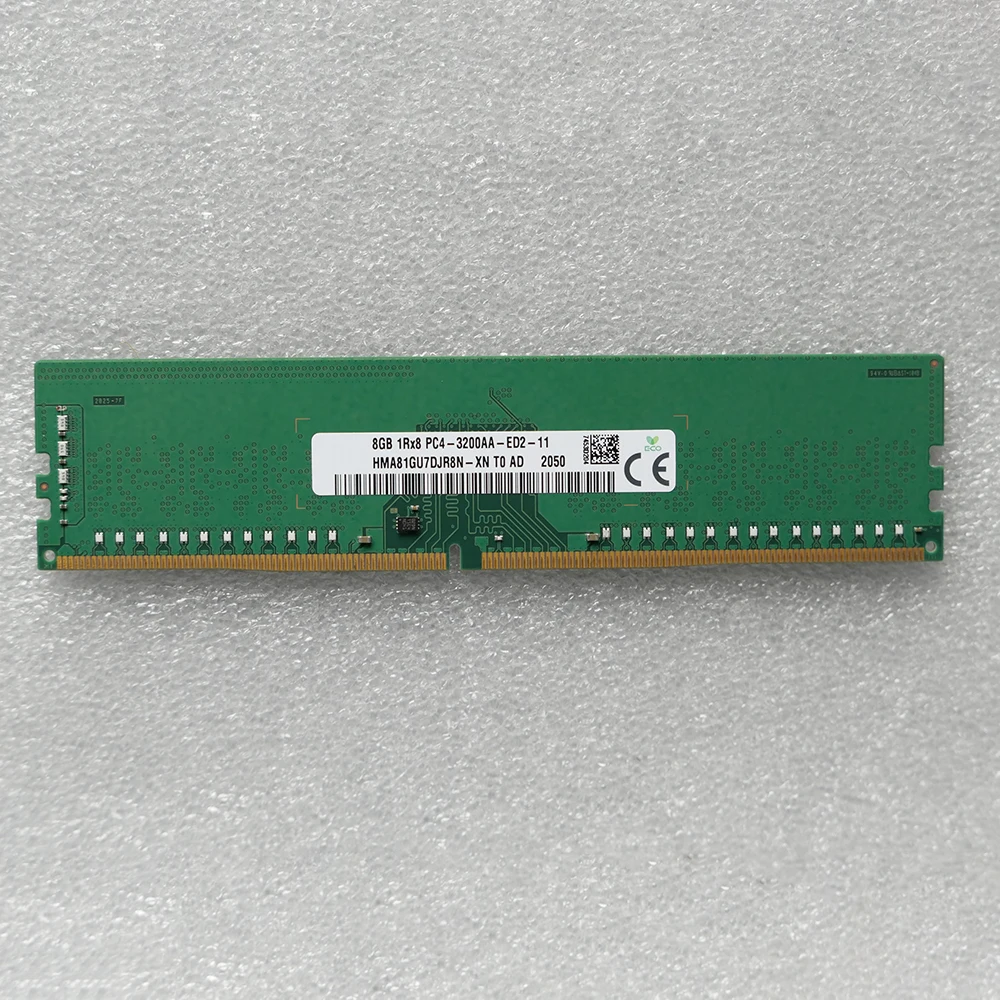 

1PCS HMA81GU7DJR8N-XN DDR4 8G 8GB 1RX8 PC4-3200A ECC RAM For SK Hynix Memory