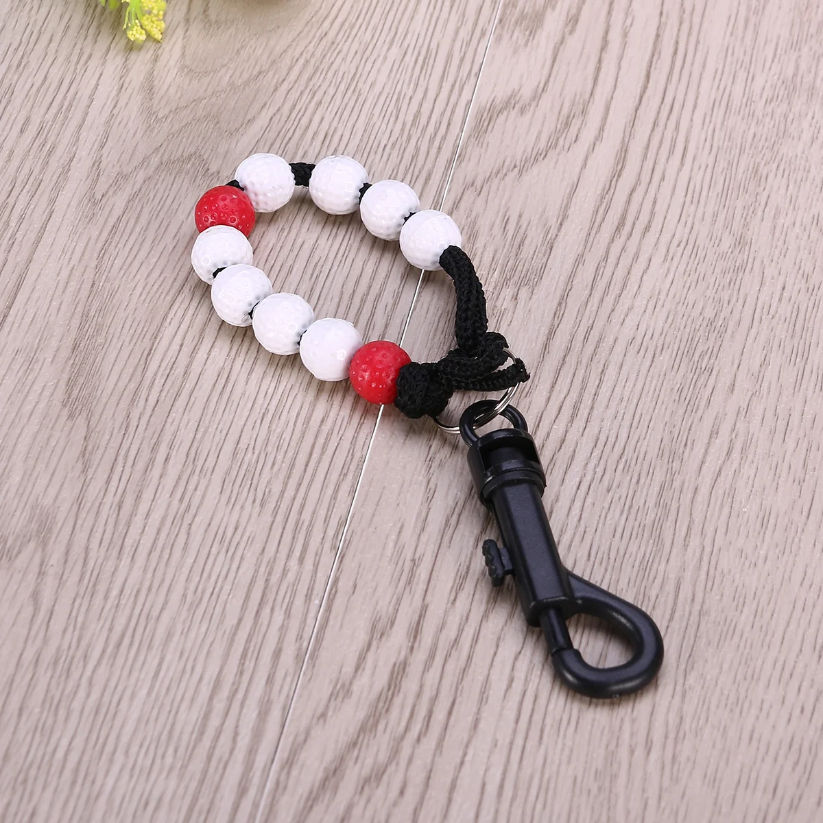 12.8Mm Stroke Bead Score Counter Golf White Green Beads Nylon Plastic Bead Counter Tool For Stroke Tracking