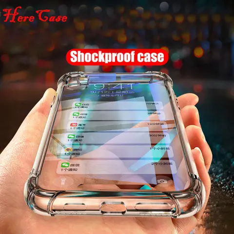 Shockproof Case For Samsung Galaxy A6 A8 Plus 2018 Cover Soft silicone Gel TPU Skin Shell For Galaxy S8 S9 Plus Note 8 9