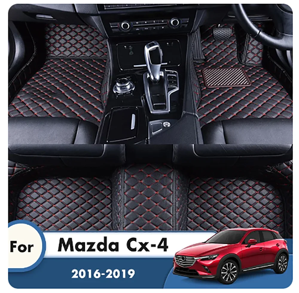 

Автомобильные коврики под заказ, коврики для Mazda Cx-4 CX4 CX 4 2019 2018 2017, аксессуары для интерьера, коврики, коврики для стайлинга ног, накладки, коврики