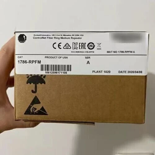 

1786-RPFM NEW SEALED CONTROLNET FIBER MODULE 1786-RPFM/A FAST SHIP