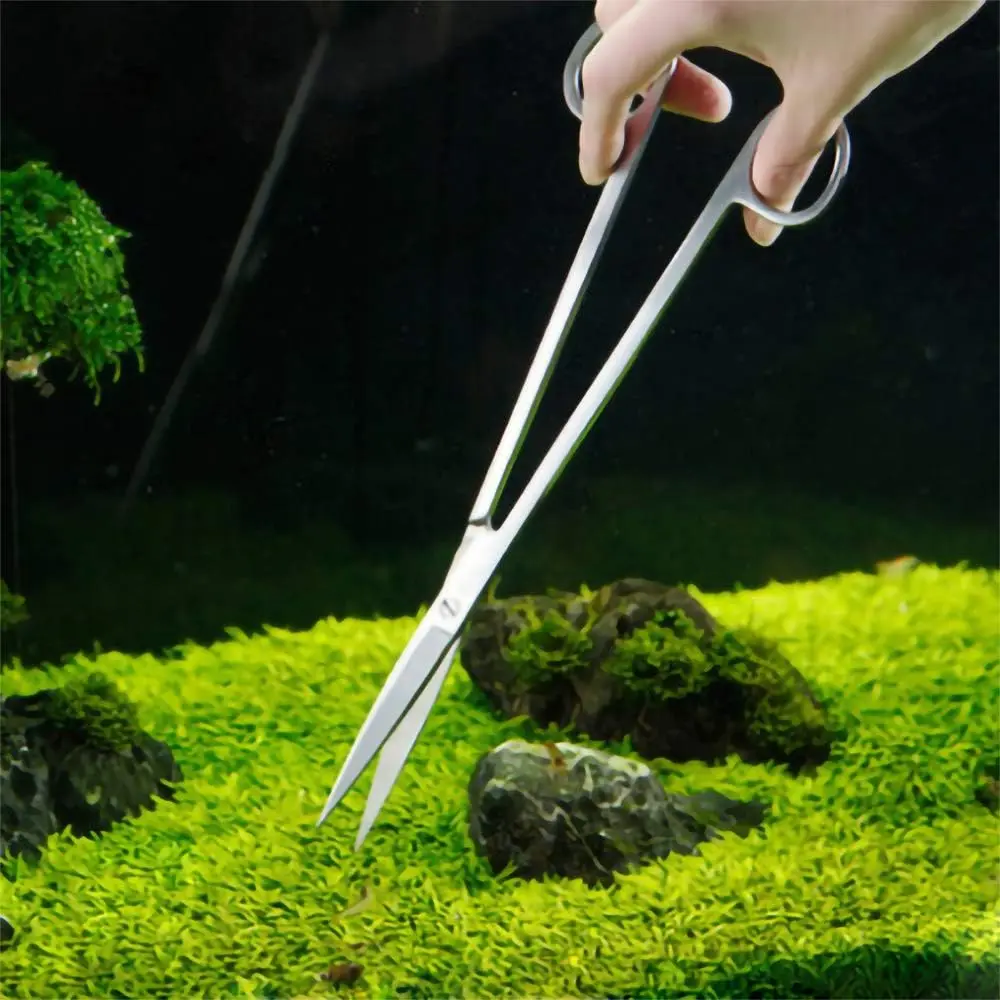 Aquarium Scissor Tools Fish Tank Plants Wave Scissors Grass Stainless Cleaning Tools  Aquarium Accessories Cleaning Tools