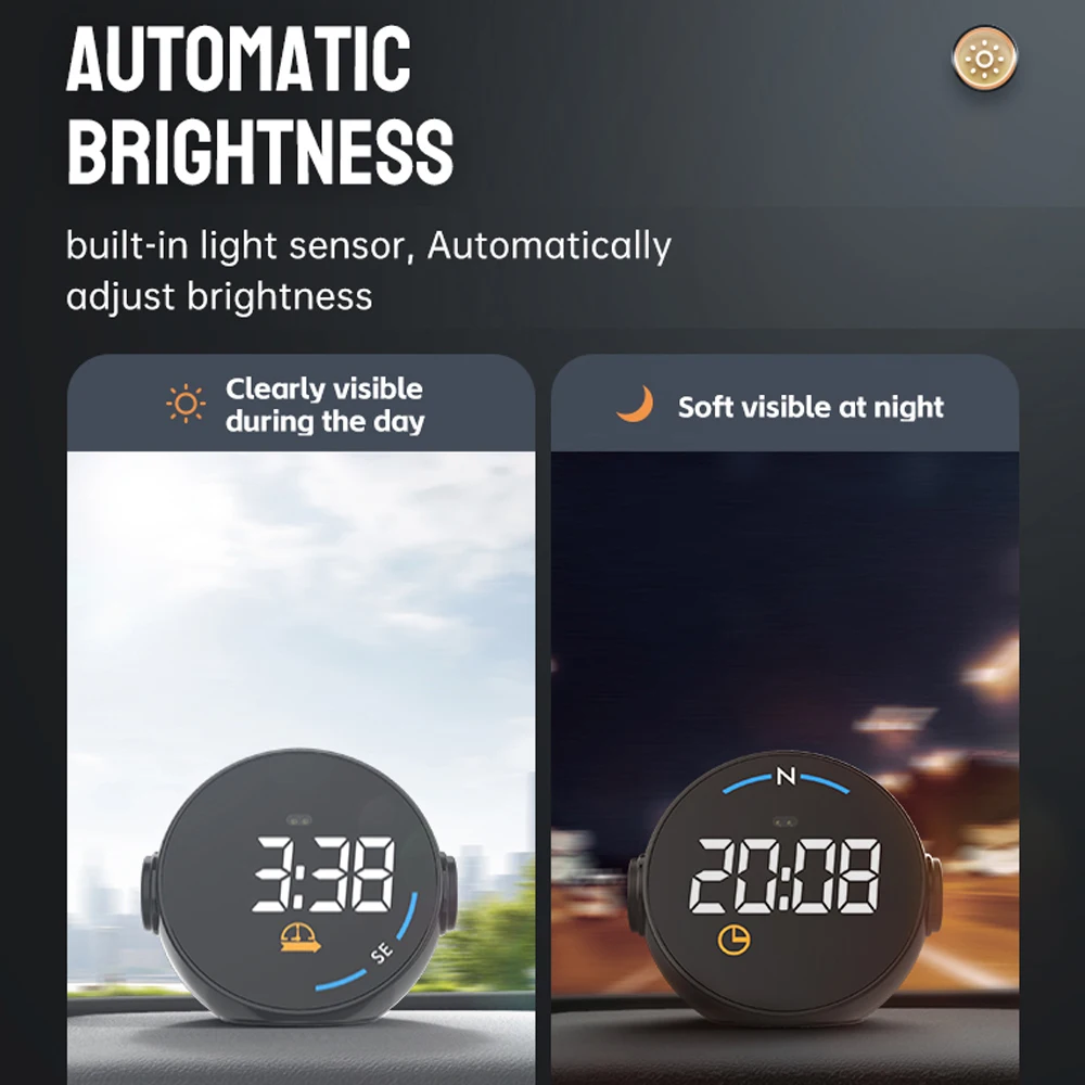 Sistema di posizione globale per auto tachimetro H600G Display digitale misuratore di altitudine di velocità Display per auto