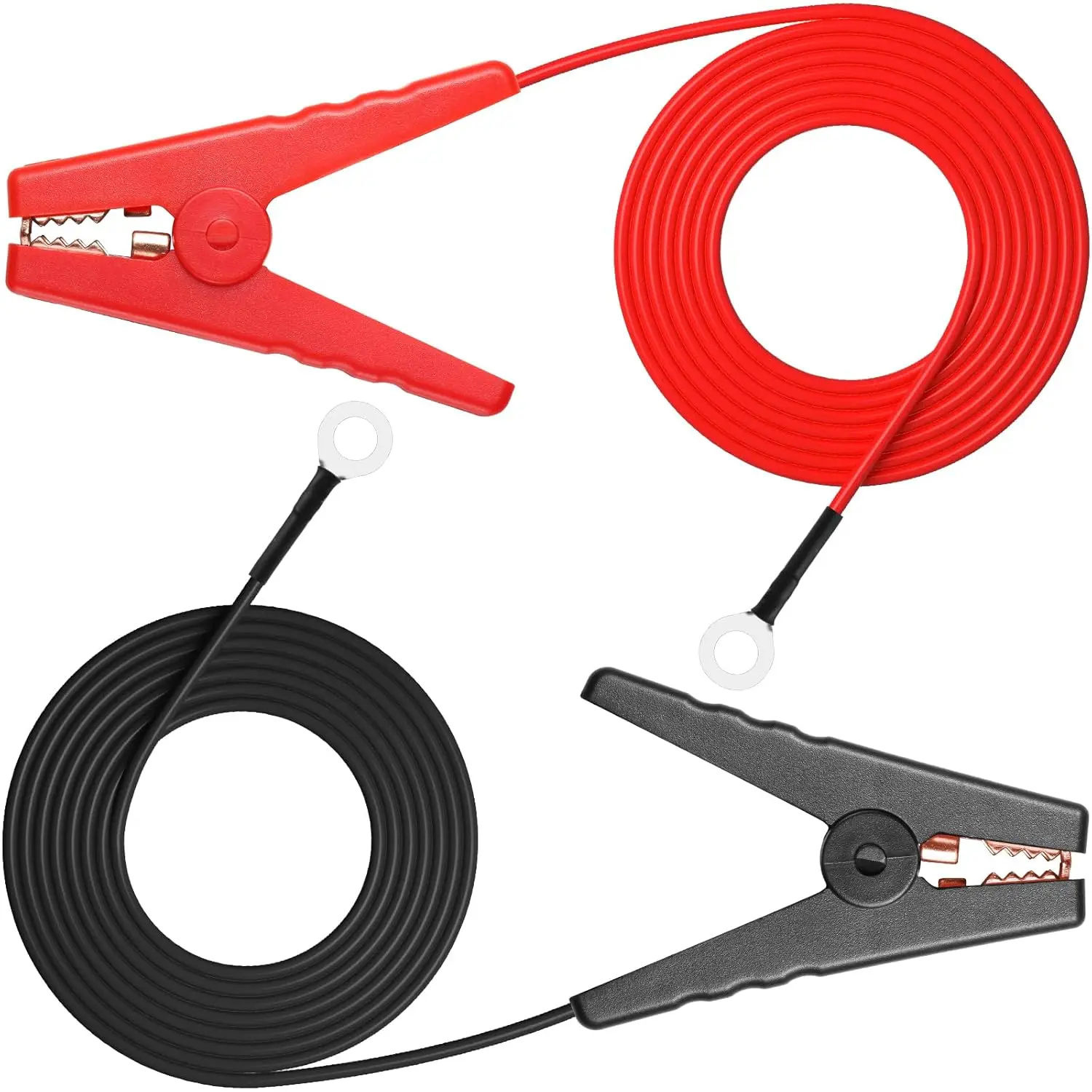 

2/4pcs For Alligator Clip Cable Electric Fence Wire Solar Charger FOR Alligator Clips Outdoor Garden Electric Tools Kit