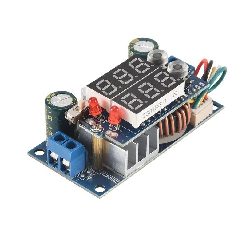 A01E-DC 6-36V 5A MPPT LED Digital Solar Panel Controller DC-DC Step Down Charging Power Supply Module CC CV Voltage Regulator