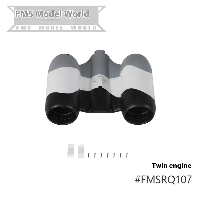 Fms 70mm A-10 V2 ensemble complet d'accessoires comprenant fusélisation, ailes principales, queue verticale, queue plate, assemblage de train d'atterrissage,